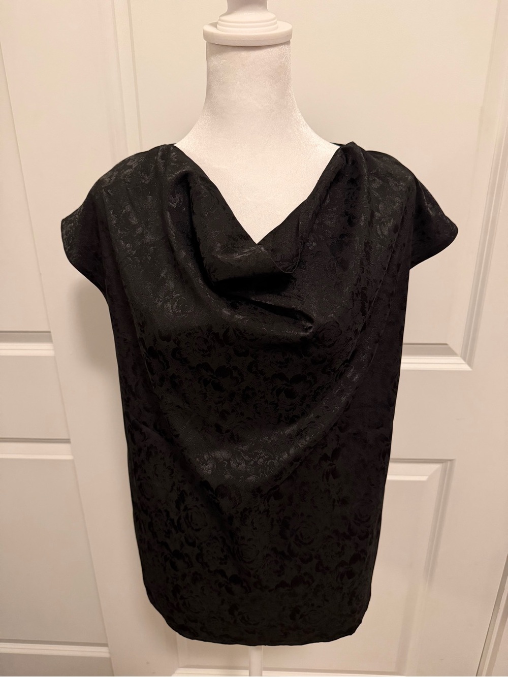 floral&ivy black sleeveless blouse